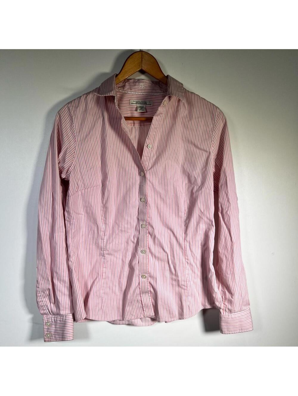 Banana Republic Pink Long Sleeve Button Down Shirt
